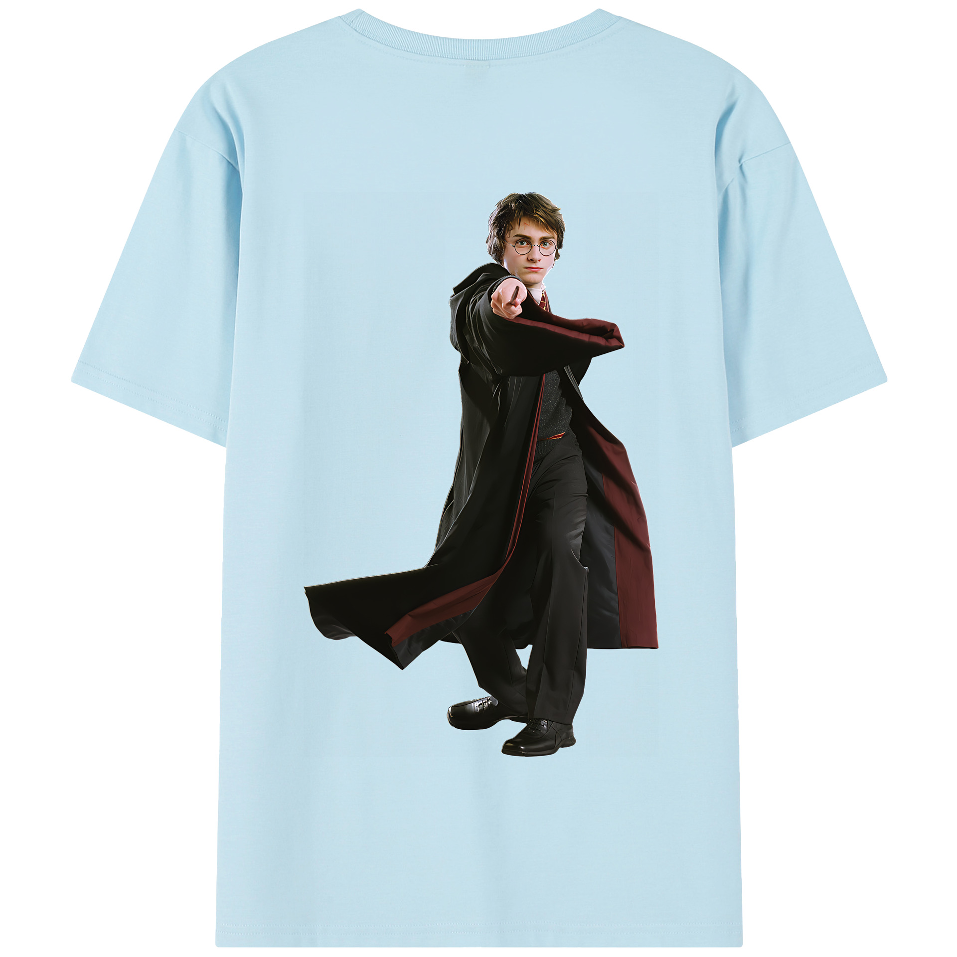 （画像用） Harry Potter ハリー・ポッターシリーズ 綿100％半袖Tシャツ（背面プリント）
